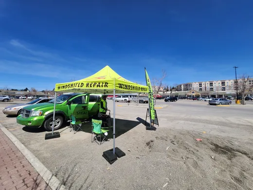 Image of the tent location